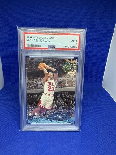 1995 Stadium Club Michael Jordan #1 PSA 9 MINT Basketball Card