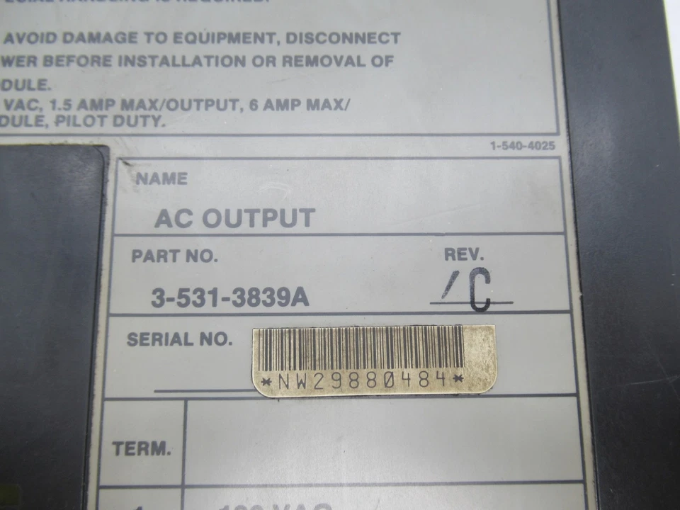 CINCINNATI MILACRON 3-531-3839A AC Output ModuleUSED - Image 4 of 4