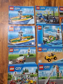 LEGO City Instruction Manuals Lot &ndash; 61 Books Total &ndash; Sets 60044 60122 60080 +...