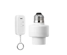 DEWENWILS Wireless Remote Control Lamp Bulb Socket with Switch for Light Fixture