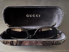 Vintage Gucci Black/Silver Sunglasses, 135 GG 2409/N/S 807, 49-19