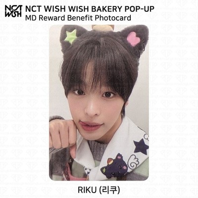 NCT WISH Wish Bakery POP-UP Benefit Photocard Random Capsule Goods