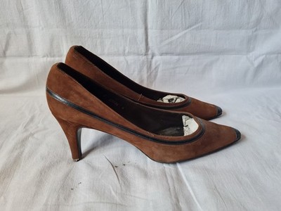 Damenschuhe VINTAGE  60er Jahre mit deutlichen Gebrauchsspuren Grösse 5,5