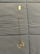 925 sterling silver butterfly necklace And Charm With Stones