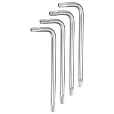 4 Stück T25 Tamper Proof Torx-Schlüssel Sternschlüssel 6-Punkt-Schlüssel