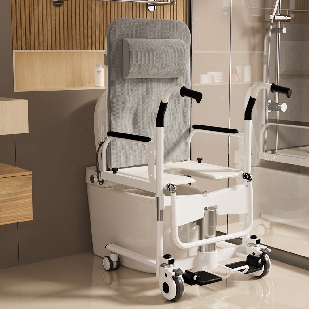Patient Chair Hydraulic Transferred Lift Reclining transfer bed With potty
