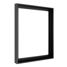 MCS Canvas Float Frames 16x20 Canvas Black Frame, Vertical  Horizontal Wall Han