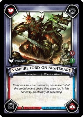 Vampire Lord on Nightmare - Savagery - Warhammer Age of Sigmar