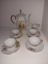 Tea Set Bareuther Waldsassen Bavaria Germany Courting Couple
