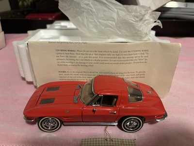 1963 Corvette Sting Ray - Split Window Coupe - Franklin Mint 1:24 Scale B11PX67