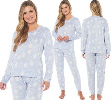 LADIES PYJAMA SET SOFT & COSY WARM  Size 8-22 PYJAMAS **NEW* STOCK **