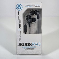 JLab JBuds Pro Signature Earbuds w/ Universal Mic  Track Control - Black