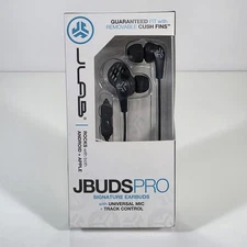 JLab JBuds Pro Signature Earbuds w/ Universal Mic & Track Control - Black