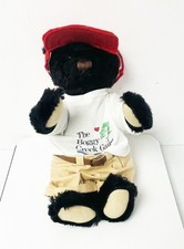 Steiff 665110 Teddy 34 Black Bear 13" Ltd Ed 3000 Germany Mohair w/ Outfit