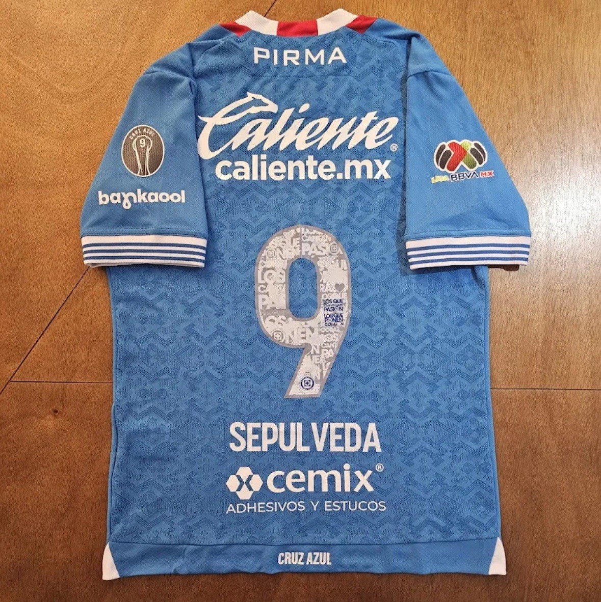 Jersey Cruz Azul Local 2024-25 Match Ready #9 Ángel Sepúlveda Médium Pirma ⚽️