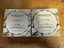 Spongelle Sego Lily Body Wash Infused Buffer 2 Pack 14 Uses New In Box