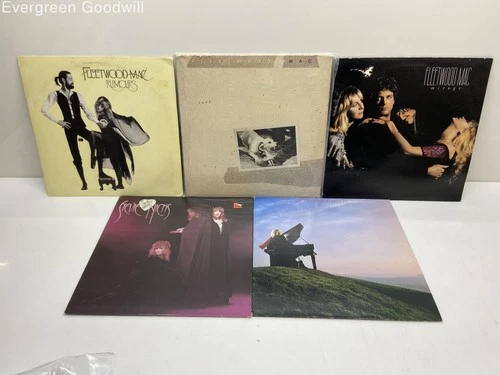 (Lot of 5) Vinyl Records Lot - Fleetwood Mac, Stevie Nicks, & Christine McVie