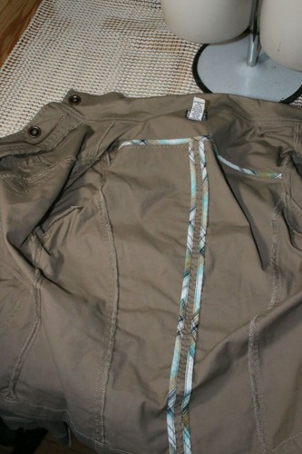 GH Bass & Company XS tan Styled Canvas JACKET Women's XS - Picture 8 of 9