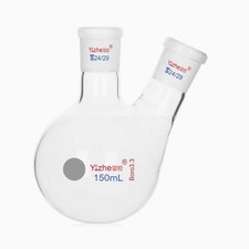 150ml 24#-24# two Joints Boiling Flask w/ Round Bottom School Teaching Use