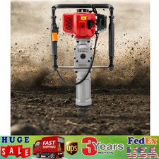 2.3HP Heavy Duty Gas Powered 52CC Fence Pile Driver T-Post Push Gasoline Engine