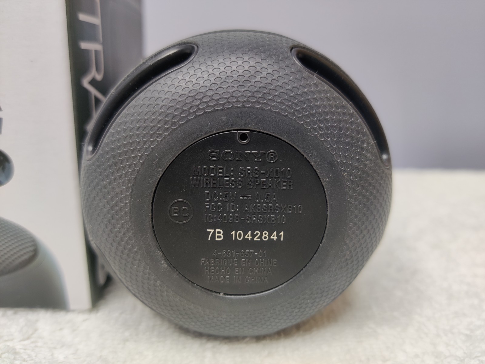 Sony Wireless Bluetooth Speaker SRS-XB10 Black Extra Bass