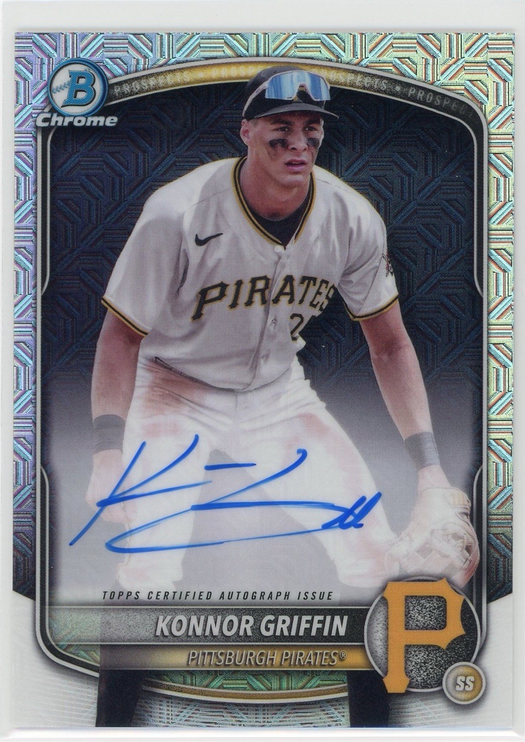 2025 Bowman Chrome Prospect Mega Box Autographs Konnor Griffin Mojo Auto AU