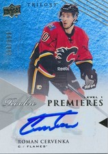 2013-14 Upper Deck Trilogy 170 Roman Cervenka Level 1 Premieres TRUE ROOKIE CARD