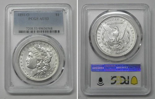 1891-O Morgan Dollar, PCGS AU53  #6568