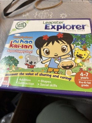 Leap Frog Leapster Explorer,  2010, Kai-lan Super Happy Day Case & Cartridge