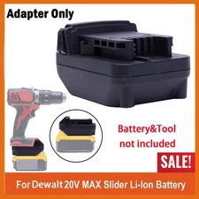 Battery Adapter Converter for Dewalt 20V Max Battery To for Milwaukee 18V Tools