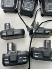 Used Lot Of 4 Ryobi Chargers And Battery’s Wood Working Tools — photo 2