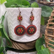 2.5  Earring Set Bohemian Retro Ethnic Tribal Dangle Drop New Free Ship B8742