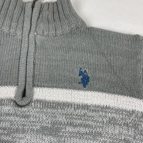 US Polo Assn Boys 1/2 Zip Pullover Sweater Size: M 10/12 - Picture 5 of 12