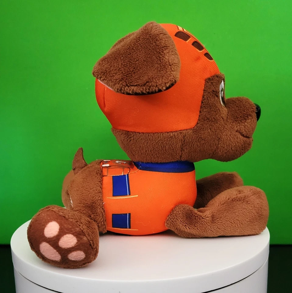 Paw Patrol ZUMA 6" Peluche Perro Naranja Marrón Spin Master Juguete de Peluche Foto 2 de 4