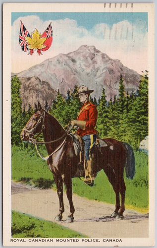 Flagge: Royal Canadian Mounted Police – 100x200 Cm, Querformat, Wetterfest, Made In Germany