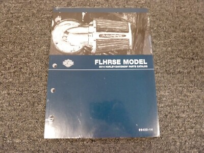 #ad 2014 Harley Davidson FLHRSE CVO Road King Parts Catalog Manual NEW xz $37.50