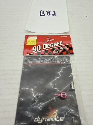 #ad Dynamite DYN2008 DIRECTIONAL PRESSURE TAP 90 DEGREE NEW $7.95