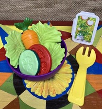 Play Food Lot SALAD Dressing Fork Fisher Price Pretend Tikes Fun Learning FPI342