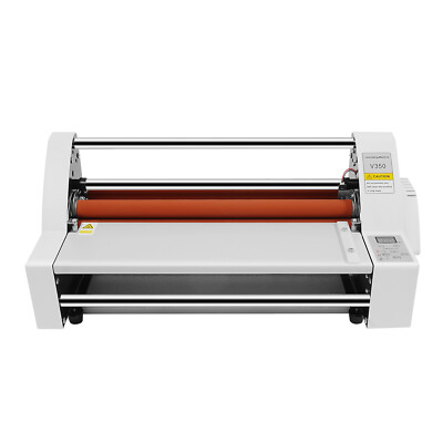 #ad Hot Cold Roll Laminator Digital Control Thermal Laminating Machine 350mm 700W $191.86