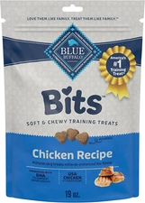 Blue Buffalo BLUE Bits Natural Soft-Moist Training Dog Treats, Chicken Recipe 19