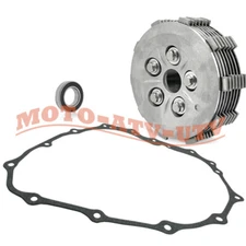 Clutch Friction Plates Kit & Cover Gasket for Honda TRX400X 2x4 2009, 2012-2014