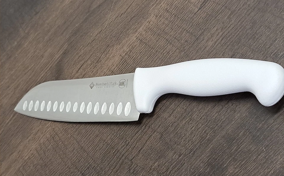 6" Mundial Serrated Slicer 5622 Boning 5614 Members Mark 7" Santoku K1900 White  — 第 2/4 张图片
