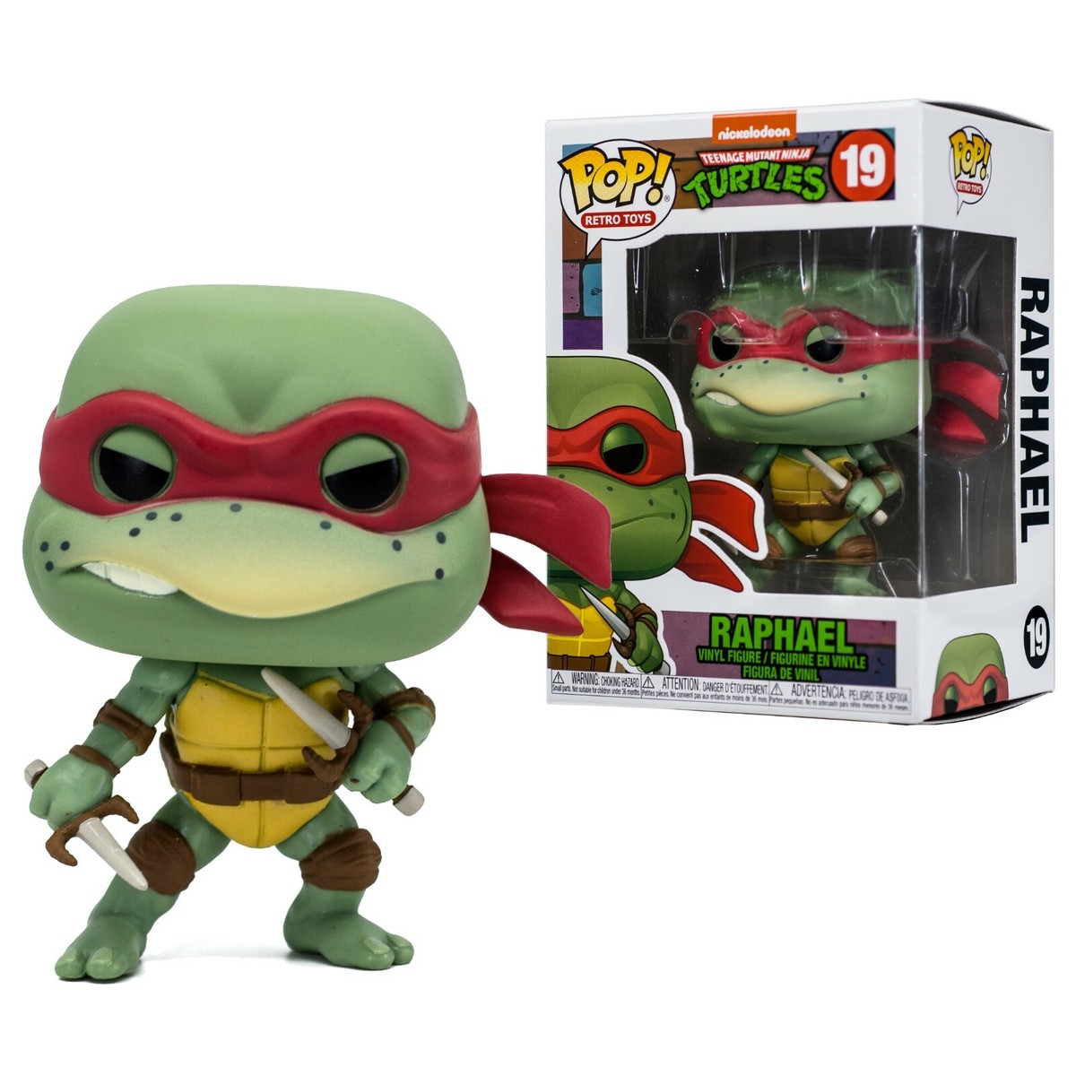 海外限定　funko pop 19 ニンジャタートルズ　ラファエル Teenage Mutant Ninja Turtles Raphael Funko Pop #19 Retro