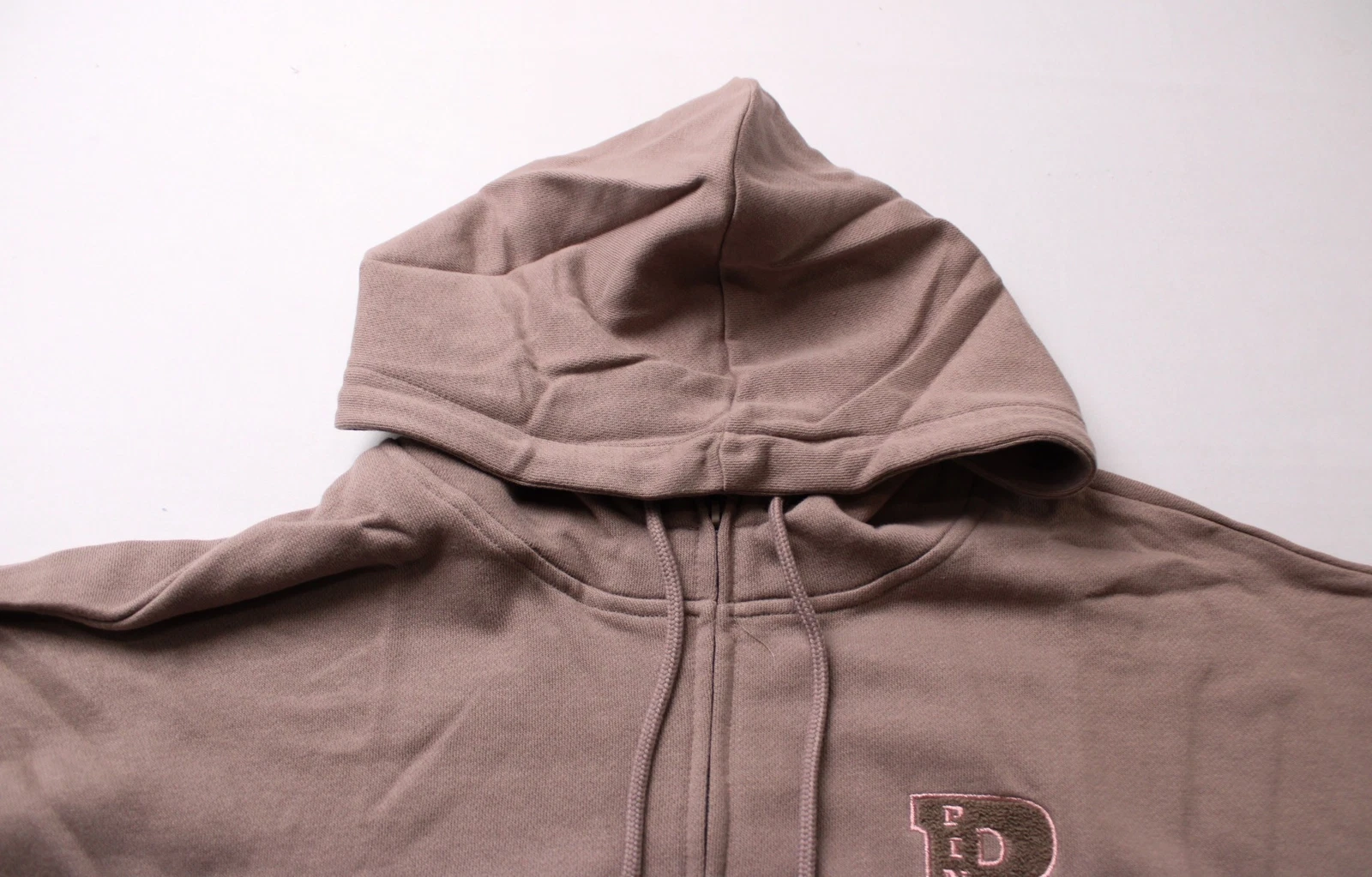 UNDERCOVER Felpa con cappuccio Victoria's Secret ROSA donna edera pile campus full zip EJ2 marrone grande