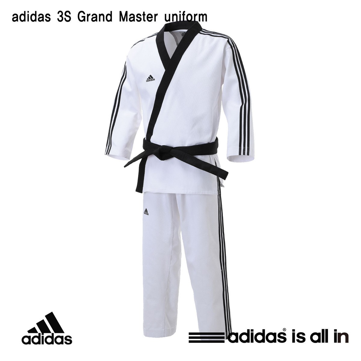 Adidas New 3S Grand Master Uniform/Taekwondo Dobok/ITF style