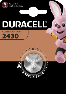 10 x Duracell Specialty CR 2430 3V Lithium Batterie Knopfzelle DL2430 im Blister
