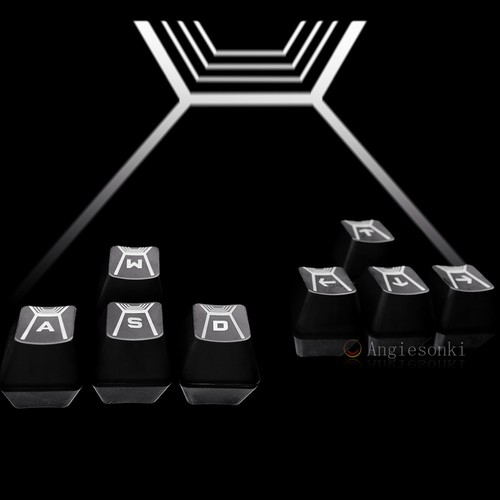 W A S D & direction arrow key caps for Logitech G910 Romer-G Mechanical Keyboard - Picture 5 of 5