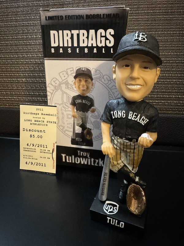 Troy Tulowitzki Bobblehead Long Beach Colorado  Rockies w/ticket NIB MLB SGA