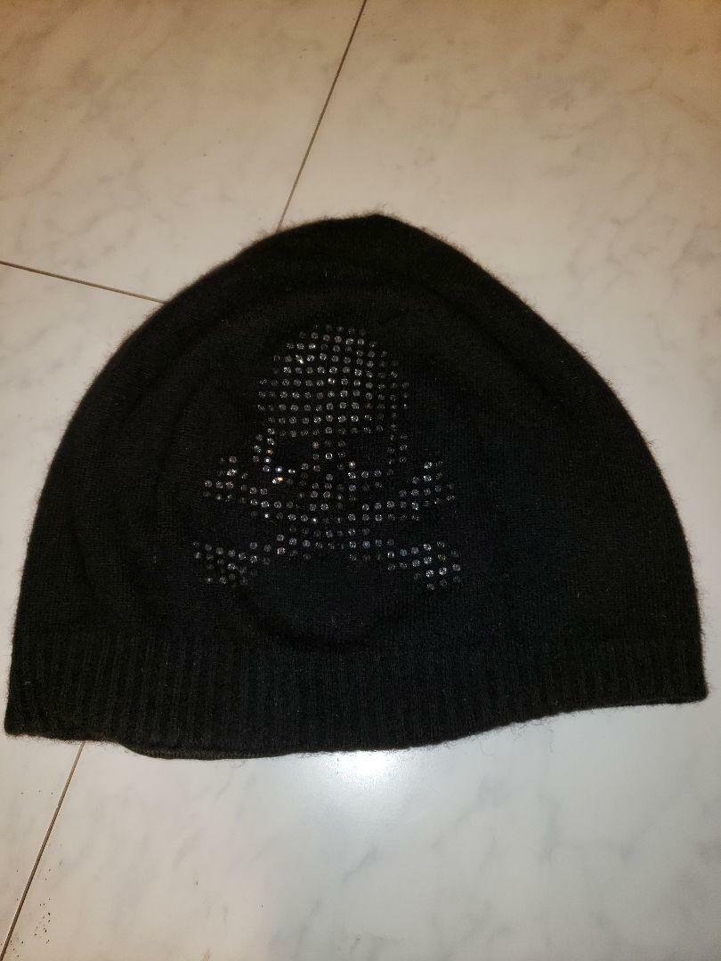 Mastermind Japan Skull Knit Cap Hat Beanie men L Swarovski from JP