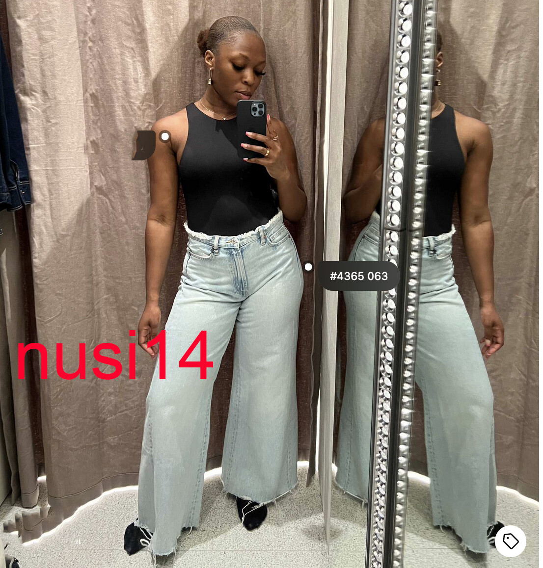 zara wide leg jeans outfit